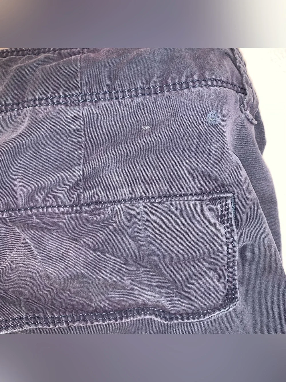 GAP Men's Cargo Shorts Blue Y2K (2009) Paratrooper Utility Skater Street Size 32